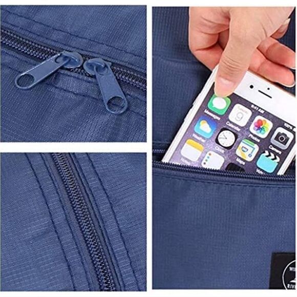 2 Pack Foldable Travel Duffel Bag for Airlines Carry on Bag Weekender Ov… - Picture 3 of 6